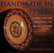 Cover of: Handmade in Italy: A Celebration of Italian Artisans