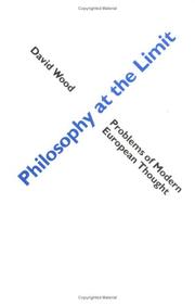 Cover of: Philosophy at the limit