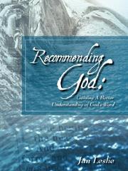 Cover of: Recommending God