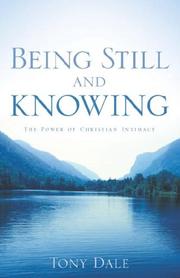 Cover of: Being Still and Knowing