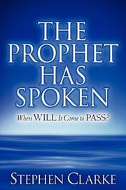 Cover of: The Prophet Has Spoken