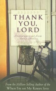 Cover of: THANK YOU, LORD