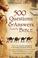 Cover of: 500 QUESTIONS & ANSWERS FROM THE BIBLE