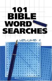 Cover of: 101 BIBLE WORD SEARCHES VOL 1 | Barbour Publishing