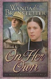 Cover of: On Her Own (Brides of Webster County #2)