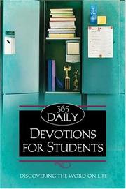 Cover of: 365 DAILY DEVOTIONS FOR STUDENTS (365 Daily)