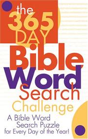Cover of: 365 DAY BIBLE WORD SEARCH CHALLENGE by Connie Troyer