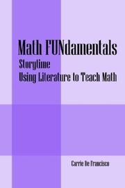 Cover of: Math FUNdamentals: Storytime - Using Literature to Teach Math