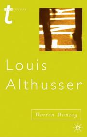 Cover of: Louis Althusser (Transitions (Palgrave Macmillan (Firm)).)