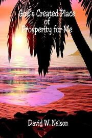 Cover of: God's Created Place of Prosperity for Me