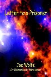 Cover of: Letter to a Prisoner | Joe Wolfe