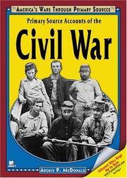 Cover of: Primary source accounts of the Civil War