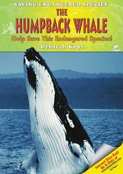 Cover of: The humpback whale: help save this endangered species!