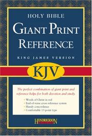 Cover of: Holy Bible: King James Version, Burgundy, Imitation Leather, Giant Print Reference