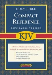 Cover of: KJV COMPACT REF BIBLE BON BL: King James Version, Blue Bonded Leather, Compact Reference