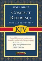 Cover of: KJV Compact Reference Bible, with Magnetic Closure | 