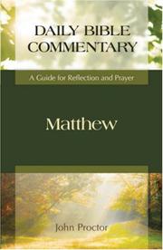 Cover of: Matthew by John Proctor, John Proctor