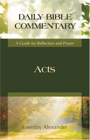 Cover of: Acts: A Guide for Reflection and Prayer (Daily Bible Commentary)
