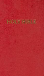 Cover of: The Holy Bible: King James Version, Red, Pew Bible