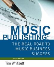 Cover of: Music Publishing by Tim Whitsett