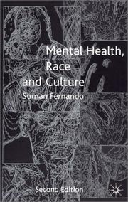 Cover of: Mental Health, Race and Culture