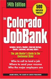 Cover of: The Colorado Jobbank