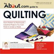 Cover of: The About.com guide to quilting