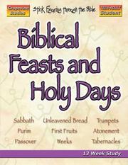 Cover of: Biblical Feasts and Holy Days (Stick Figure) | Dianna Wiebe