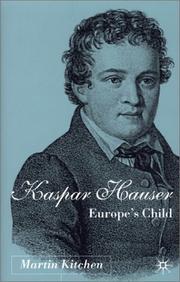 Cover of: Kaspar Hauser: Europe's child