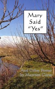 Cover of: Mary Said "Yes"