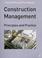 Cover of: Construction Management