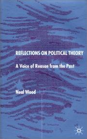 Cover of: Reflections on Political Theory: A Voice of Reason from the Past