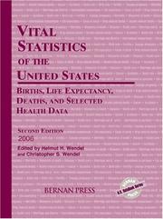 Cover of: Vital Statistics of the United States 2006 by 