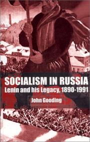 Cover of: Socialism In Russia by John Gooding