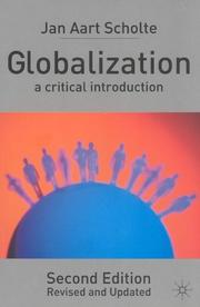 Cover of: Globalization by Jan Aart Scholte