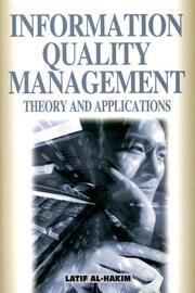 Cover of: Information Quality Management: Theory and Applications (Information Quality Management)