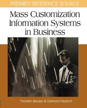 Cover of: Mass Customization Information Systems in Business