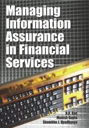 Cover of: Managing Information Assurance in Financial Services