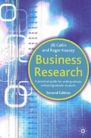 Cover of: Business Research by Jill Collis, Roger Hussey