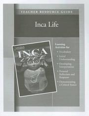 Cover of: Inca Life Teacher Resource Guide