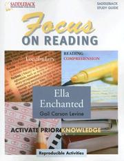 Cover of: Ella Enchanted Reading Guide (Saddleback's Focus on Reading Study Guides)