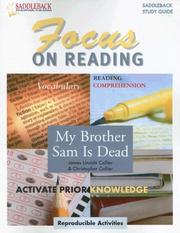 Cover of: My Brother Sam Is Dead Reading Guide (Saddleback's Focus on Reading Study Guides)