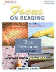 Tuck Everlasting Reading Guide (Saddleback's Focus on Reading Study Guides) by G.k. Quinn