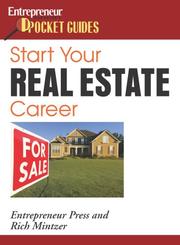 Cover of: Start your real estate career