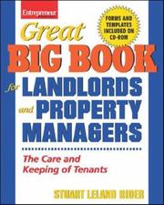Cover of: Great Big Book For Landlords and Property Managers (Great Big Book for Landlords & Property Managers)