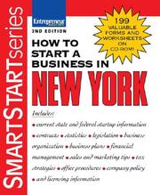 Cover of: How to Start a Business in New York (How to Start a Business in )