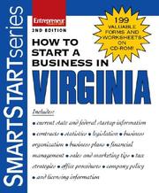 Cover of: How to Start a Business in Virginia