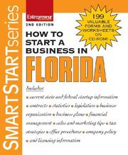 Cover of: How to Start a Business in Florida
