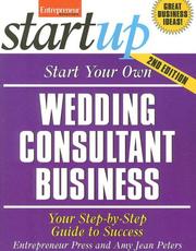 Cover of: Start Your Own Wedding Consultant Business (Entrepreneur Start_up)
