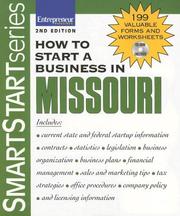 Cover of: How to Start a Business in Missouri (Smartstart)